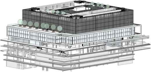 Modelo BIM del edificio Ruiz Picasso